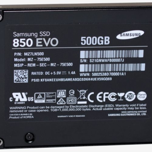 SAMSUNG SSD 850 EVO & PRO (2.5′) (500 GB EVO)
