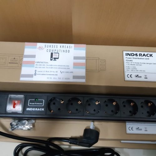 Indorack Accessories Power Distribution Unit 6 Outlet PDU6G