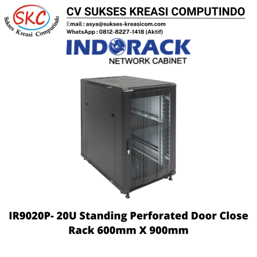 Standing Close Rack 19″ – Perforated Door  IR9020P