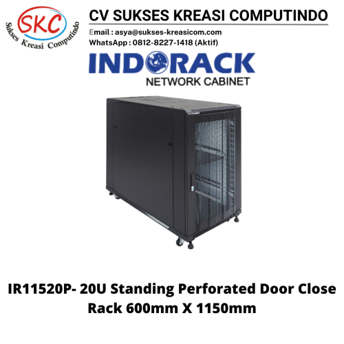 Standing Close Rack 19″ – Perforated Door IR11520P