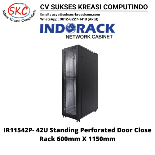 Standing Close Rack 19″ – Perforated Door IR11542P
