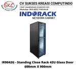 Standing Close Rack 19″ – Glass Door IR9042G
