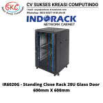 Standing Close Rack 19″ – Glass Door IR6020G