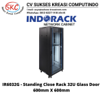 Standing Close Rack 19″ – Glass Door IR6032G