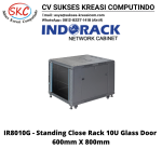 Standing Close Rack 19″ – Glass Door IR8010G