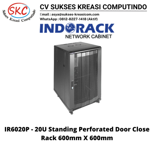 Standing Close Rack 19″ – Perforated Door IR6020P