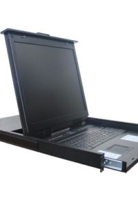 KVM with 19″ LCD Display 4 port combo