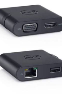Kit -Dell DA200 Universal Dongle – Type C to HDMI/VGA/Ethernet/USB 2.0 -S