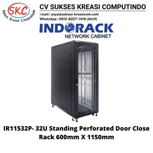 Standing Close Rack 19″ – Perforated Door IR11532P