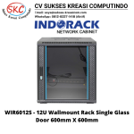 Wallmount Rack 19″ Single Door – WIR6012S