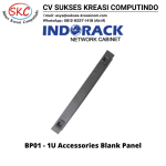 Accessories Rack For Indorack Blank Panel 1U – BP01