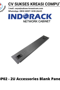 Accessories Rack for Indorack Blank Panel 2U – BP02