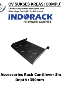 Accessories Rack For Indorack Cantilever Shelf 1U, Depth 350mm – CS02