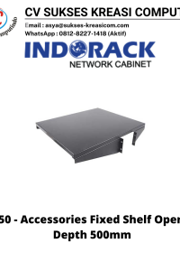 Accessories Rack 19″ For Indorack Fixed Shelf Open Rack Depth 500mm – FSOR50