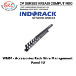 Accessories Rack For Indorack Wire management Panel 1U – WM01