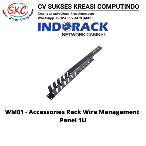 Accessories Rack For Indorack Wire management Panel 1U – WM01