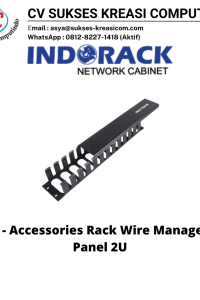 Accessories Rack For Indorack Wire Management Panel 2U – WM02