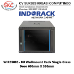 Wallmount Rack Single Door WIR5508S – 8U