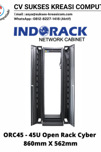 ORC45 Indorack Open Rack Cyber 19inch Series Height 45U Width 860mm