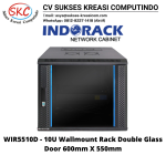 Rack Server Indorack WIR5510D 10U 550mm Double Glass Door