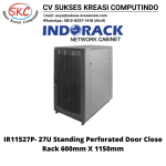 Standing Close Rack 19Inch 27U Depth 1150mm – Perforated Door IR11527P