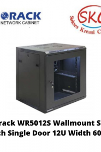 Indorack WR5012S Wallmount Series 19inch Single Door 12U Width 600mm Depth 500mm