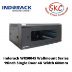 Indorack WR5004S Wallmount Series 19inch Single Door 4U Width 600mm Depth 500mm