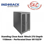 Standing Close Rack 19Inch 27U Depth 1150mm – Perforated Door IR11527P