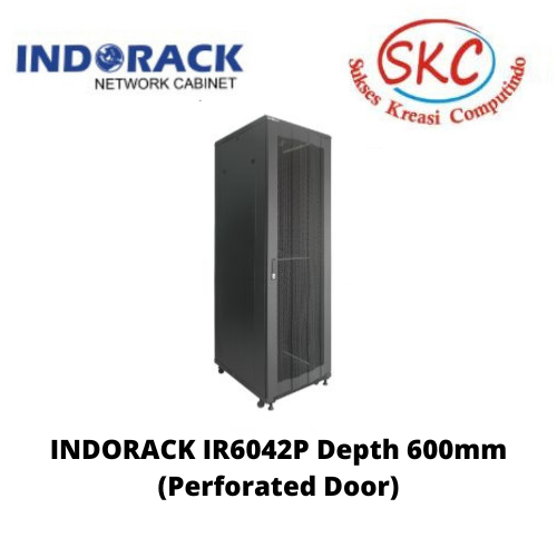 INDORACK IR6042P Depth 600mm (Perforated Door)