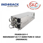 PSU820-2U1+1 – REDUNDANT 2U 1+1 820W PURE 8+ GOLD (INDORACK)
