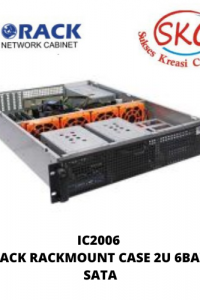 IC2006 – INDORACK RACKMOUNT CASE 2U 6BAYS  HDD SATA