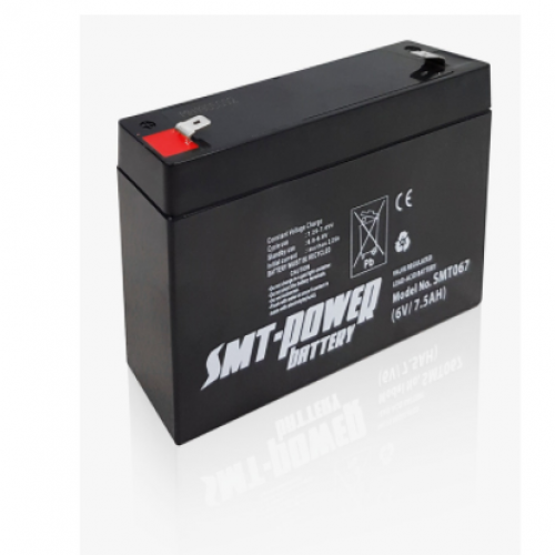 SMT067 Battery SMT Power 6 Volt 6V 7,5AH
