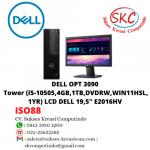 DELL OPT 3090Tower i5-10505,4GB,1TB,DVDRW,WIN11HSL,1YR LCD19,5″E2016HV