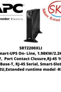 SRT2200XLI APC Smart-UPS On- Line, 1.98KW/2.2KVA,I/O 230V,