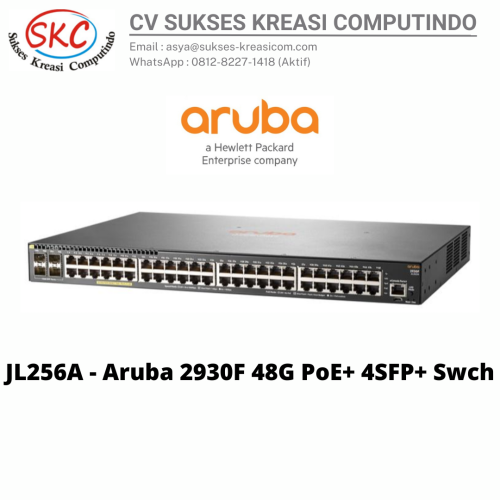 JL256A – Aruba 2930F 48G PoE+ 4SFP+ Swch