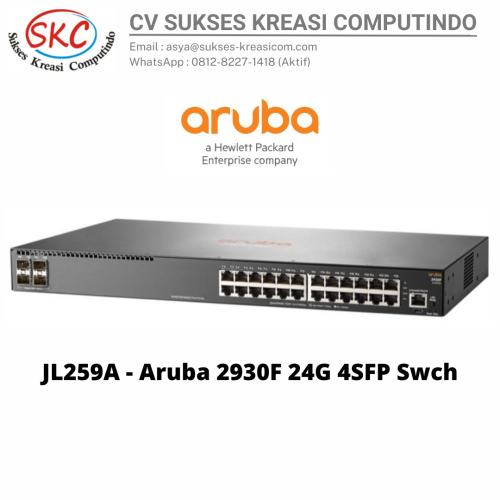 JL259A – Aruba 2930F 24G 4SFP Swch