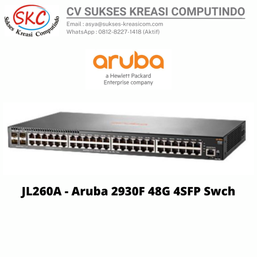 JL260A – Aruba 2930F 48G 4SFP Swch