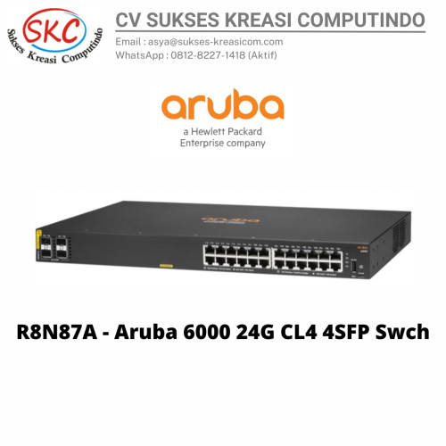 R8N87A – Aruba 6000 24G CL4 4SFP Swch