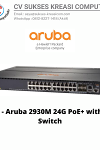 JL320A – Aruba 2930M 24G PoE+ with 1-slot Switch