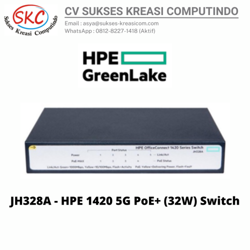 JH328A – HPE 1420 5G PoE+ (32W) Switch