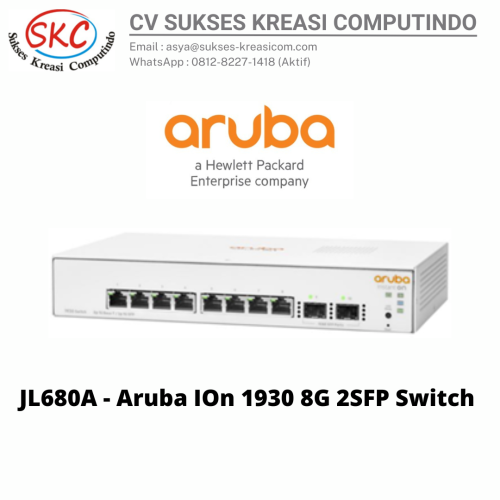 JL680A – Aruba IOn 1930 8G 2SFP Switch