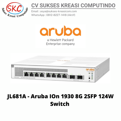 JL681A – Aruba IOn 1930 8G 2SFP 124W Switch