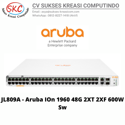 JL809A – Aruba IOn 1960 48G 2XT 2XF 600W Sw