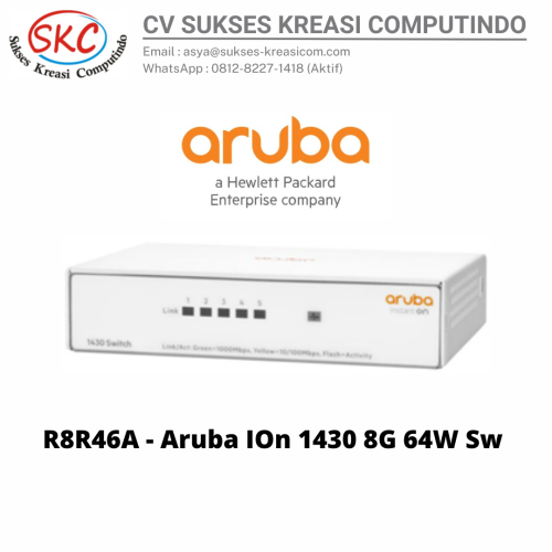 R8R46A – Aruba IOn 1430 8G 64W Sw