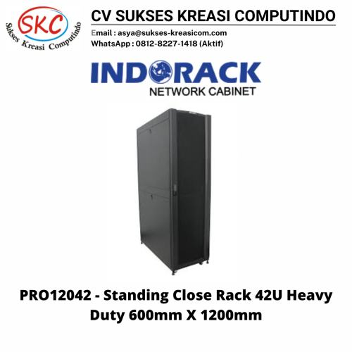 Standing Close Rack 42U Heavy Duty (PRO12042 – 42U)