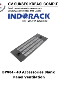 Accessories Blank Ventilation BPV04 – 4U