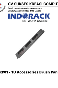 INDORACK – BRP01 Brush Panel 1U 19inch