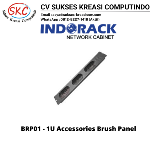 INDORACK – BRP01 Brush Panel 1U 19inch