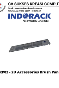 BRP02 – Brush Panel 2U Wire Management