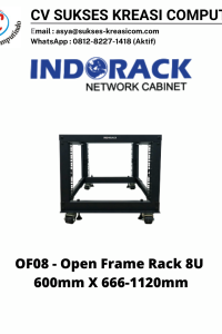 Open Frame Rack 8U (OF08 – 8U)